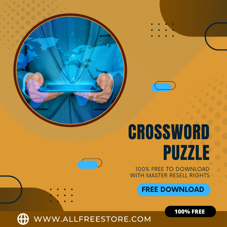 You are currently viewing 100% Free to Download Crossword book with Master Resell Rights. You can sell these Sudoku Book as you want or offer them for free to anyone