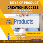 Way of earning big money every day- easy and 100% free video course “Keys OF Product Creation Success”. Techniques for great earnings with easy steps are revealed for you. If you want your income to grow, you must follow the steps told in this video