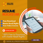 This Video Course “Resume Rockstar” is going to surprise you with great earnings and lots of spare time to do your important work. This Video Course is 100% free with resell rights and free to download