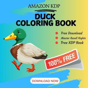 Read more about the article 100% Free to download Duck COLORING BOOK with master resell rights. You can sell these COLORING BOOK as you want or offer them for free to anyone