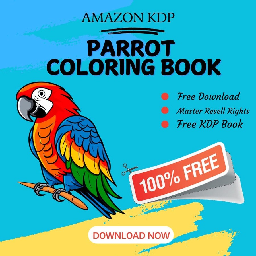 You are currently viewing 100% Free to download Parrot COLORING BOOK with master resell rights. You can sell these COLORING BOOK as you want or offer them for free to anyone