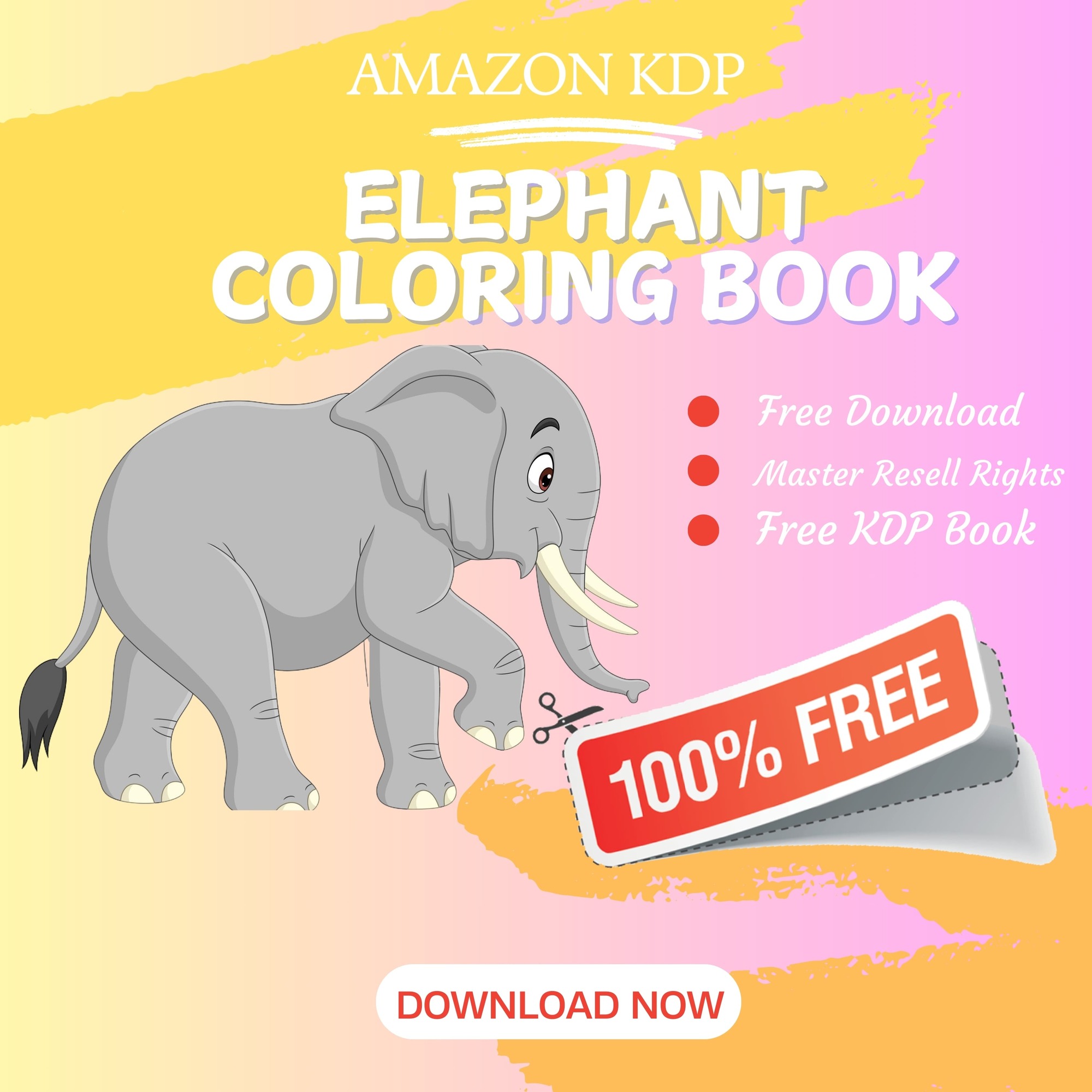 You are currently viewing 100% Free to download Elephant COLORING BOOK with master resell rights. You can sell these COLORING BOOK as you want or offer them for free to anyone