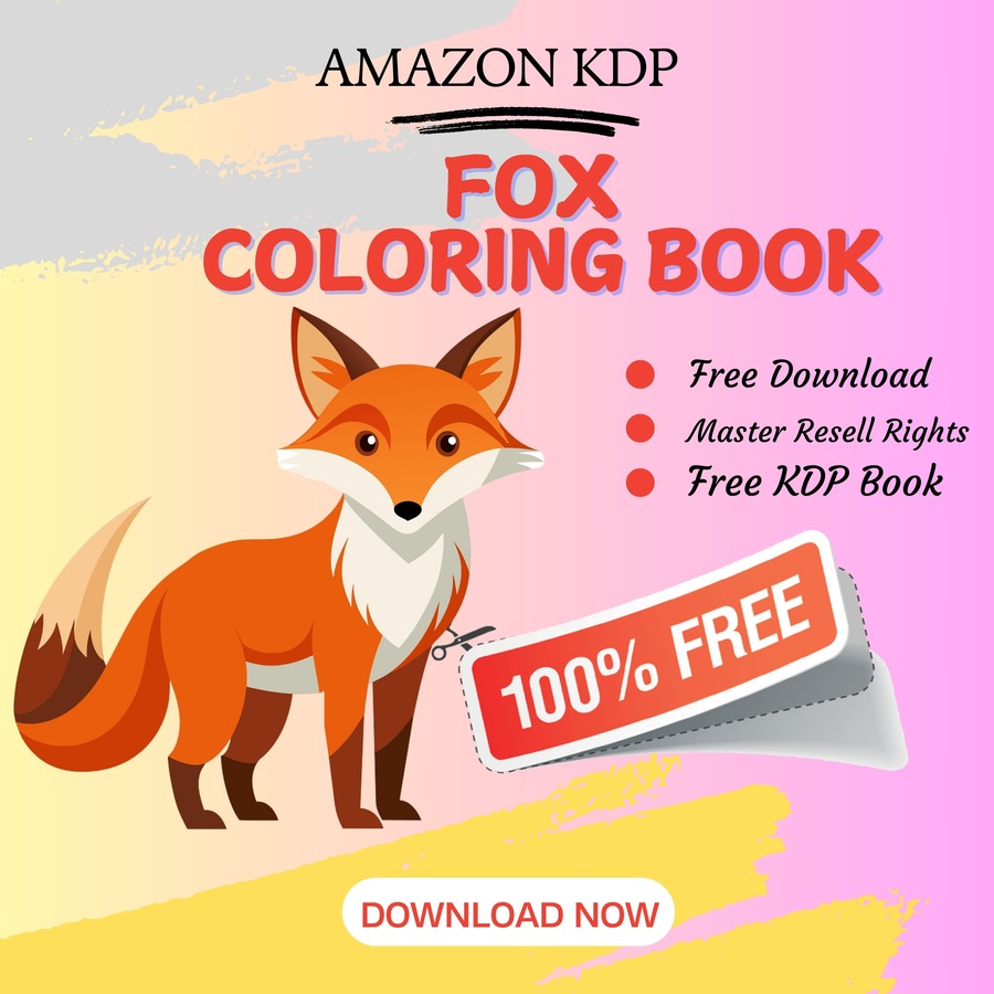 You are currently viewing 100% Free to download FOX COLORING BOOK with master resell rights. You can sell these COLORING BOOK as you want or offer them for free to anyone