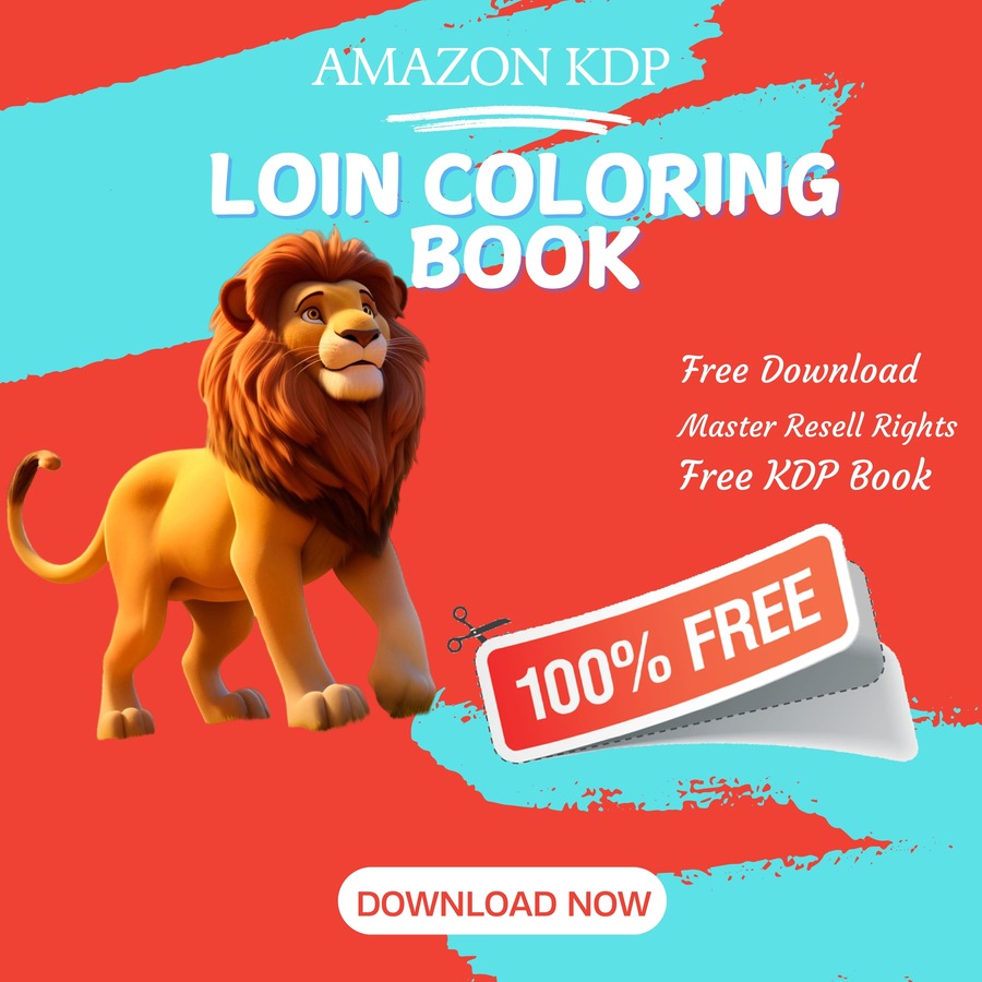 You are currently viewing 100% Free to download Lion COLORING BOOK with master resell rights. You can sell these COLORING BOOK as you want or offer them for free to anyone