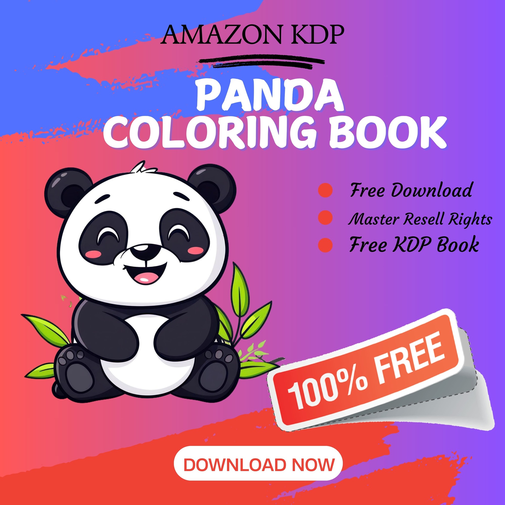 You are currently viewing 100% Free to download Panda COLORING BOOK with master resell rights. You can sell these COLORING BOOK as you want or offer them for free to anyone