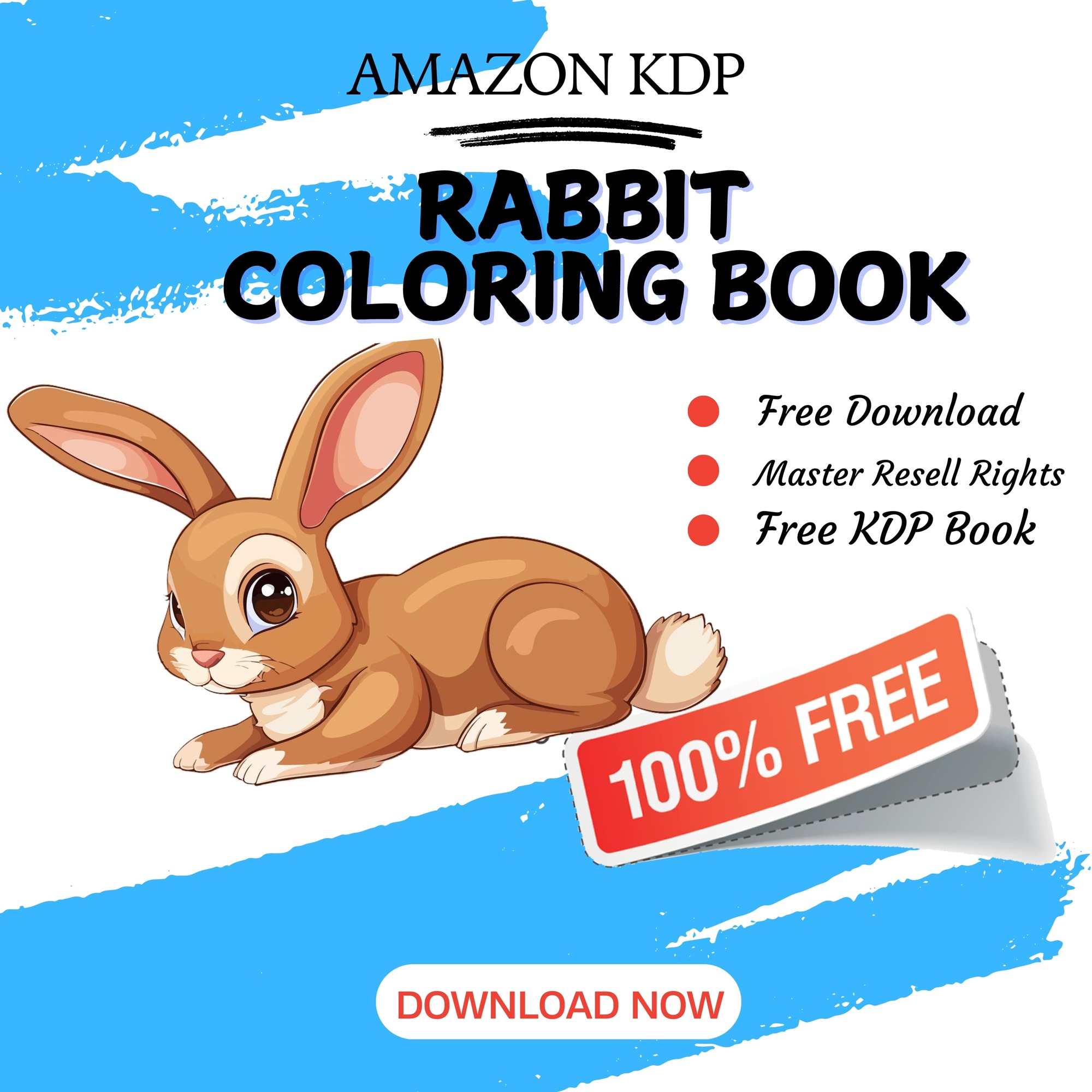 You are currently viewing 100% Free to download Rabbit COLORING BOOK with master resell rights. You can sell these COLORING BOOK as you want or offer them for free to anyone