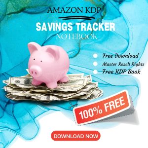 Read more about the article 100% Free to download Saving tracker BOOK with master resell rights. You can sell these NOTE BOOK as you want or offer them for free to anyone